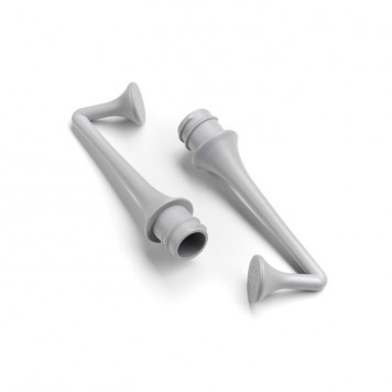 Bidetlity Ersatz-Duschköpfe 2er Set Grau (Gentle Grey)